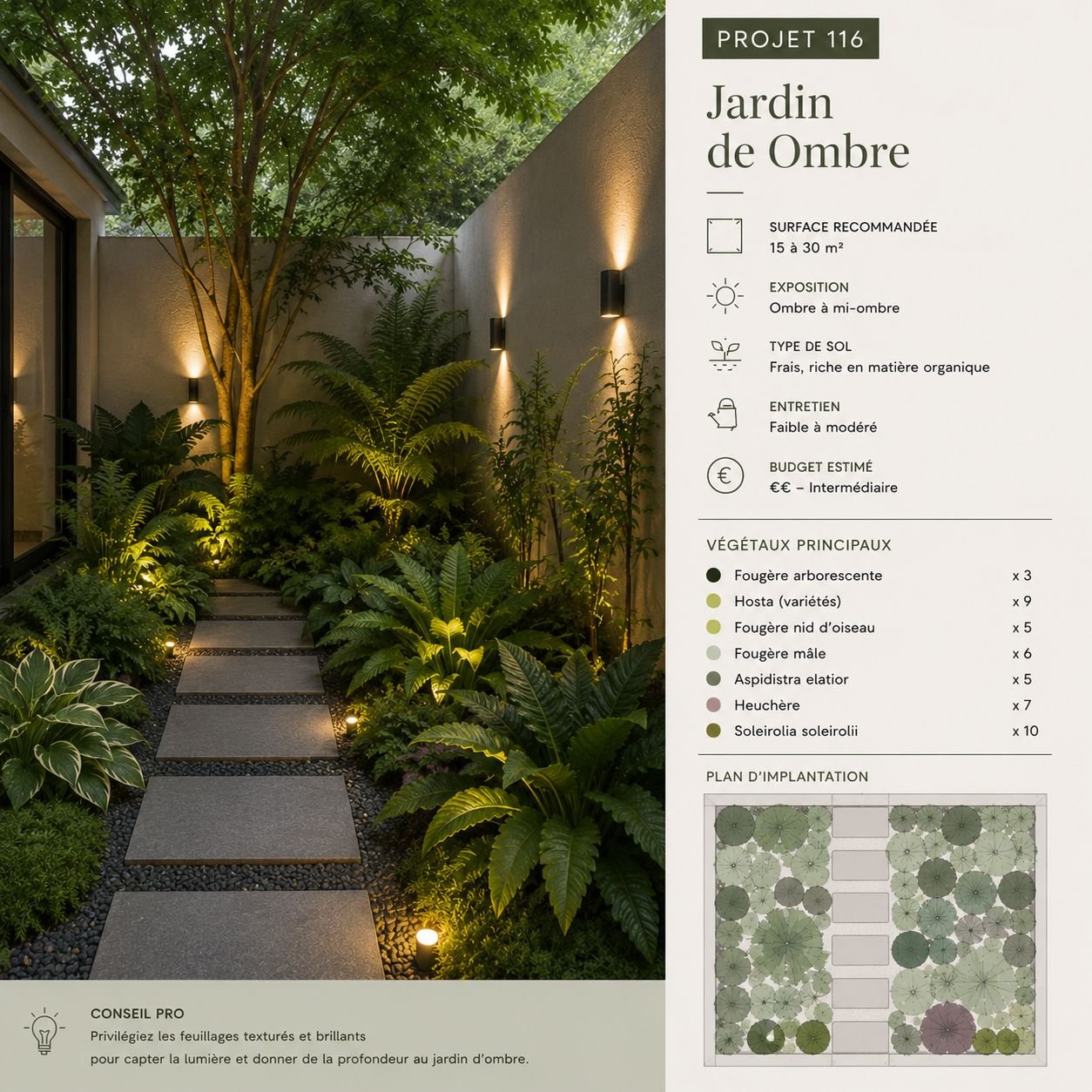 Jardim de sombra